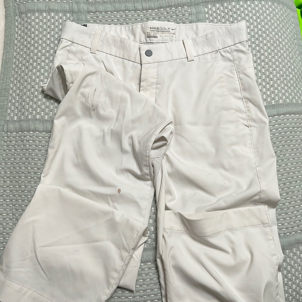 Nike Mens white golf pants